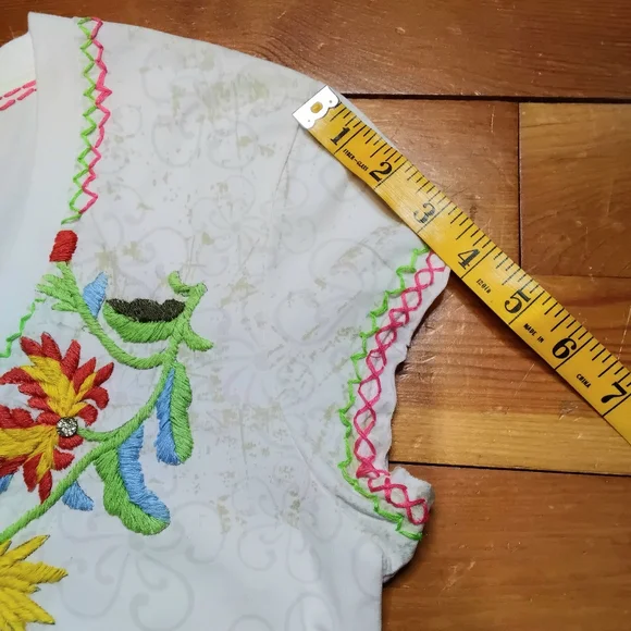 Double D Ranch Cotton Embroidered Top - Picture 8 of 10